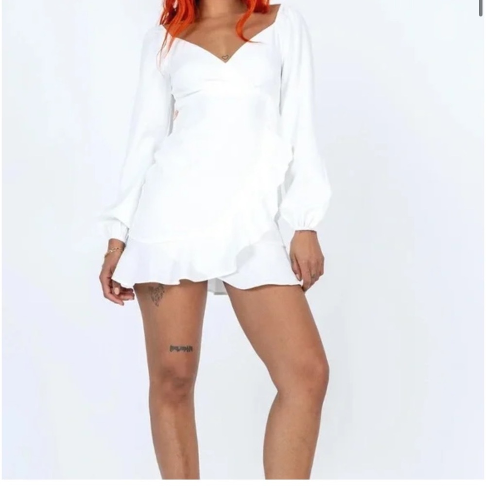 Josephina Mini Dress White- Size 8